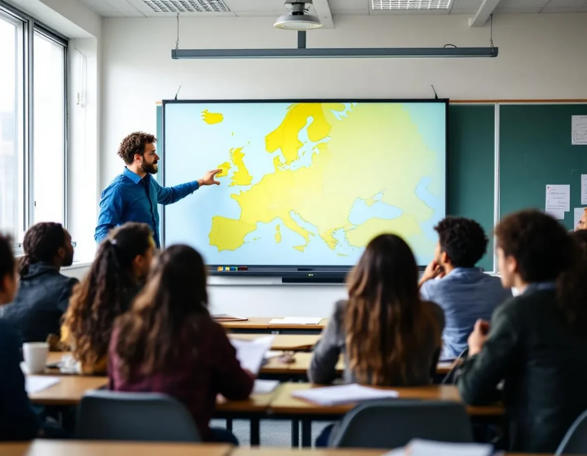 La Carte Vierge de l'Europe : Un Outil Stratégique pour Transformer l'Enseignement