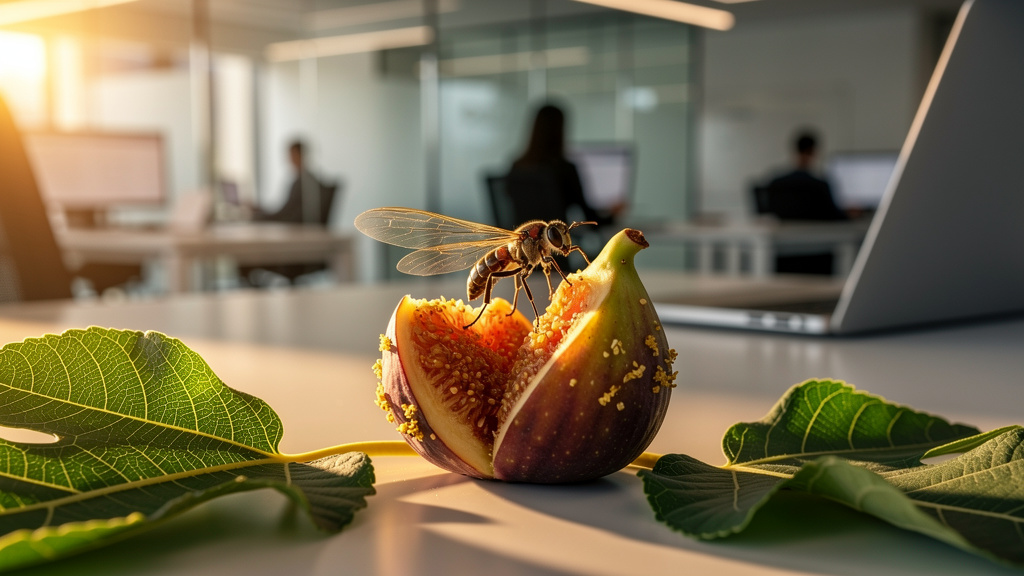 Guêpe du figuier : leçons de symbiose pour votre entreprise